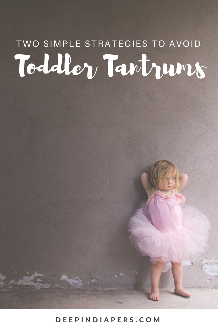 Toddler Throwing Tantrum - Two Strategies to help your toddler avoid tantrums